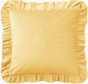 Fluwelen kussenhoes Nora met franjes