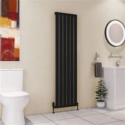 Eastbrook Deddington radiator 45x180cm 1231W zwart mat