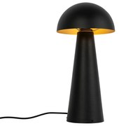 Buiten vloerlamp zwart 50 cm - Mushroom Design E27 IP44 Buitenverlichting rond