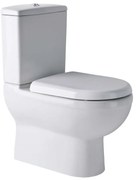 Eastbrook Dura Comfort randloze toiletpot back to wall wit glans