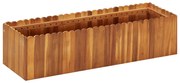 vidaXL Plantenbak verhoogd 100x30x25 cm massief acaciahout