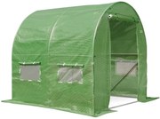 Groene folietunnel 2x2,5m Garden Point