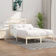 vidaXL Bedframe massief hout 135x190 cm 4FT6 Double