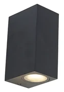 Buitenlamp Set van 3 smart wandlampen zwart 2-lichts IP44 - Baleno Modern GU10 IP44 Buitenverlichting