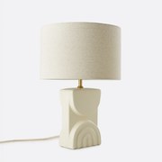 Lamp in keramiek en linnen, Topia