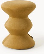 Ronde gestoffeerde bijzettafel Zig Zag