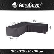 Loungesethoes 220x220x90xH70 cm L vorm– AeroCover