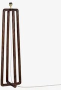 Voet Voor Staande Lamp 130 Cm Van Mangohout Lureva Donker Handvat Hout - Sklum