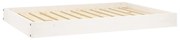 vidaXL Hondenmand 101,5x74x9 cm massief grenenhout wit