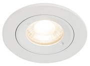 Smart inbouwspot wit rond IP44 incl. Wifi GU10 50mm - Xena