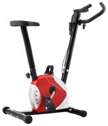 vidaXL Hometrainer met bandweerstand rood