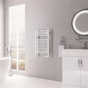 Eastbrook Biava multirail handdoekradiator 45x70cm 344W wit glans