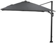 Hawaii zweefparasol Deluxe 300 x 300 cm. - Donkergrijs OP=OP