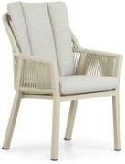 Tuinstoel Aluminium/rope Taupe-naturel-bruin Lifestyle Garden Furniture Verona