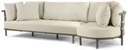 Loungeset tuin 5 personen Aluminium Taupe  4 Seasons Outdoor Ezra