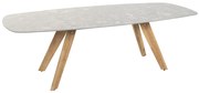 Dining Tuintafel rechthoekig 240 x 103 cm teak Naturel teak Montana