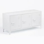 Pohpli Stalen Locker Tv-meubel Gardenia Wit - Sklum