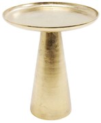Kare Design Plateau Uno Ronde Bijzettafel Messing - 45 X 45cm.