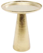 Kare Design Plateau Uno Ronde Bijzettafel Messing - 45 X 45cm.