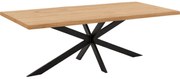 Goossens Eettafel Blade, Boomstamblad 220 x 100 cm 5 cm dik