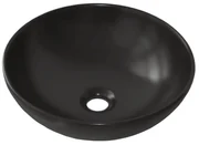 Sanicare Rondo keramische waskom rond 40cm zwart mat