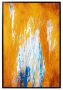 Kare Design Artistas Orange Groot Schilderij Abstract Oranje 180 Cm