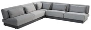 Ibiza modulair hoek loungeset 3 delig aluminium 4 Seasons Outdoor