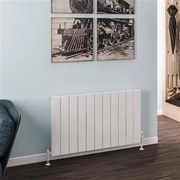 Eastbrook Rosano horizontale aluminium radiator 60x104cm Mat wit 1221 watt