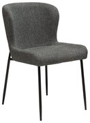 Dan-Form Glam Luxe Eetkamerstoel Boucle Grijs