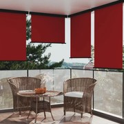 vidaXL Balkonscherm 117x250 cm rood