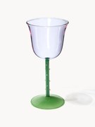 Handgemaakte wijnglazen Dot van borosilicaatglas, 2 stuks