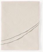 Ronde linnen tafelkleed Kennedy met bies