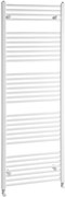 Aqualine Direct badkamer handdoek radiator 75x170cm wit 1107 Watt 4-punts aansluiting