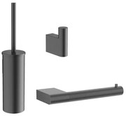 Crosswater MPRO toiletset - toiletborstelhouder - handdoekhaak - wcrolhouder - gunmetal SW928074 / SW928112 / SW928226