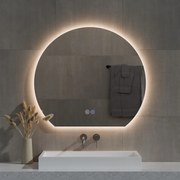 Best Design Sunset halfronde spiegel 80x72cm met verlichting en verwarming