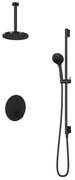 Hotbath Cobber IBS22CR inbouwdouche met 3s handdouche, 30cm plafondbuis en glijstang chroom
