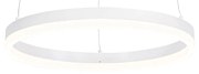 Design hanglamp wit 40 cm incl. LED 3-staps dimbaar - Anello Modern rond Binnenverlichting Lamp