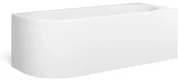 Looox Bath collection hoekbad - 170x70x55cm - rechts - mat wit coolcornermwr