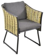 Lesli Living  Lounge Tuinstoel - Solamente - Wicker - Lesli Living