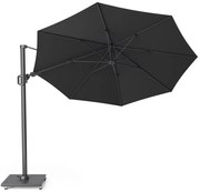 Challenger T2 premium zweefparasol 350 cm rond faded black