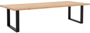 Goossens Eettafel Blade, Strak blad 300 x 100 cm 6 cm dik