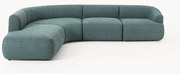 Modulaire bouclé hoekbank Sofia (4-zits)