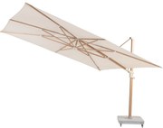 Finca zweefparasol 400x300 cm houtlook frame sand 4 Seasons Outdoor