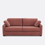 Slaapbank van fijn ribfluweel, schuim, Timor