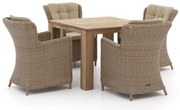 Intenso Milano/ROUGH-X 100cm dining tuinset 5-delig