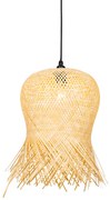 Oosterse buiten hanglamp bamboe IP44 - Carlos