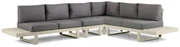 Hoek loungeset 6 personen Aluminium Taupe  Lifestyle Garden Furniture Lorenzo