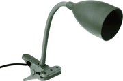 Atmosphera smaragdgroene lamp'Sily'met klem - H43 cm - Van silicone