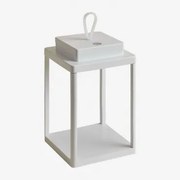 Draadloze Led-buitenlamp Xolara Van Aluminium Wit - Sklum