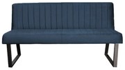 Eetkamerbank - Hengelo -  stof Element blauw 13 - 140 cm